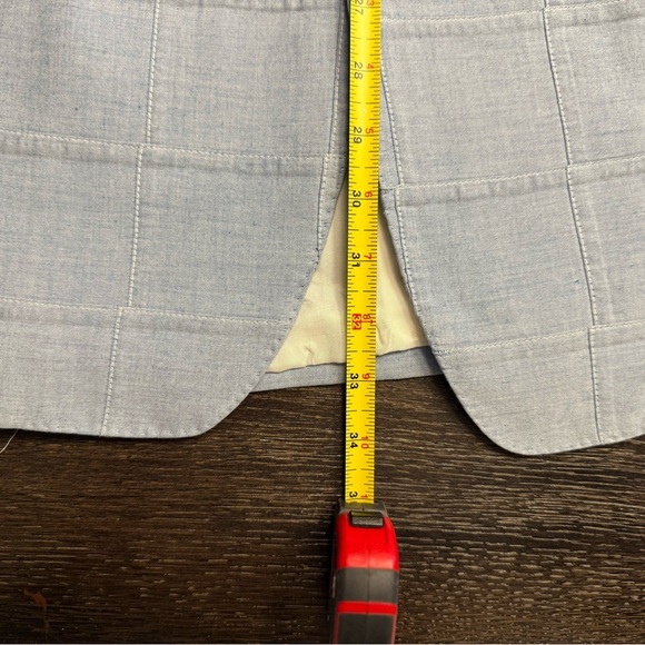 Brooks Brothers Chambray Patchwork Blazer USA Made - Picture 2 of 9
